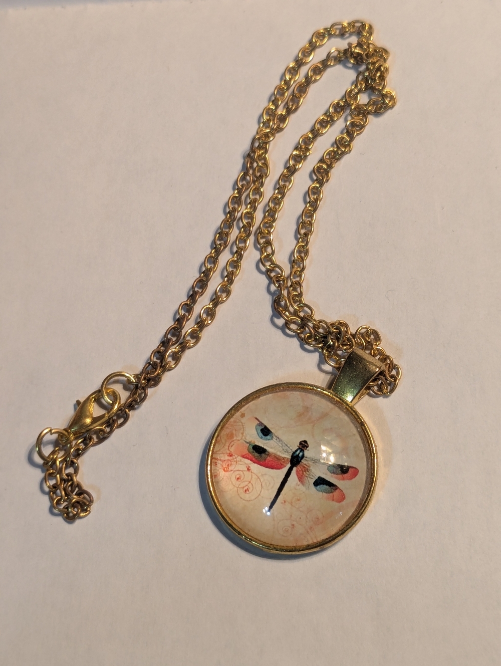 Dragonfly Resin Necklace